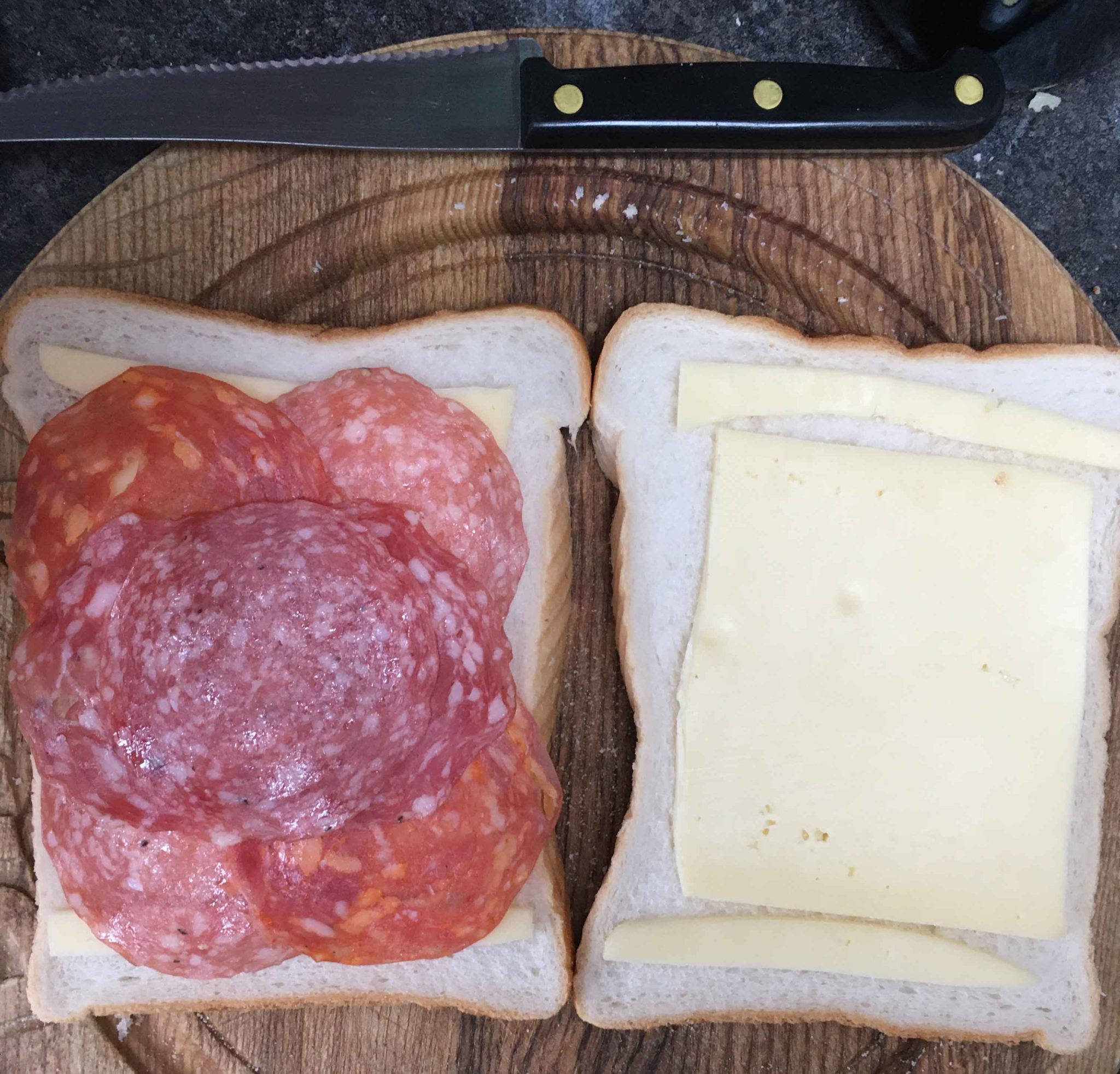 Gouda and Salami Toastie Toastie Recipes