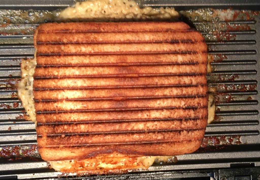 open toasted sandwich