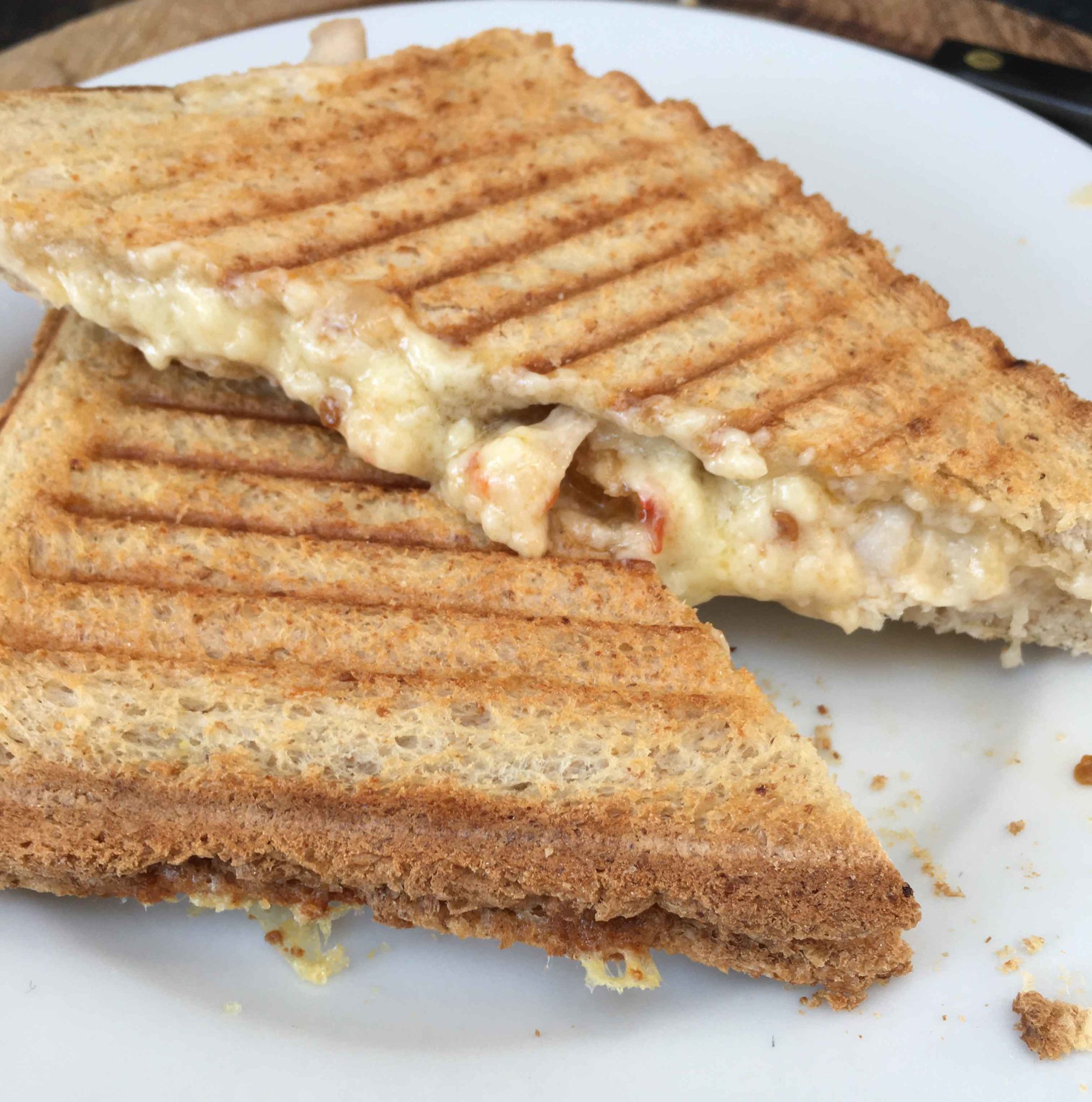 Sweet Chili Chicken Toasted Sandwich - Toastie Recipes