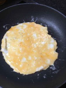 Plain 1 egg omelette